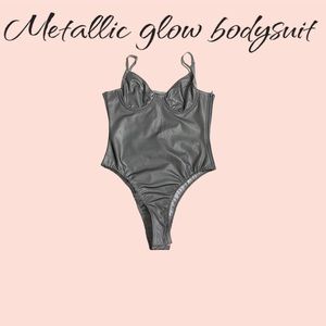 METALLIC bodysuit